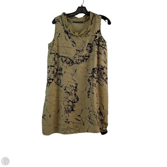 Dress Casual Midi By Clothes Mentor In Black & Yellow, Size: Xs