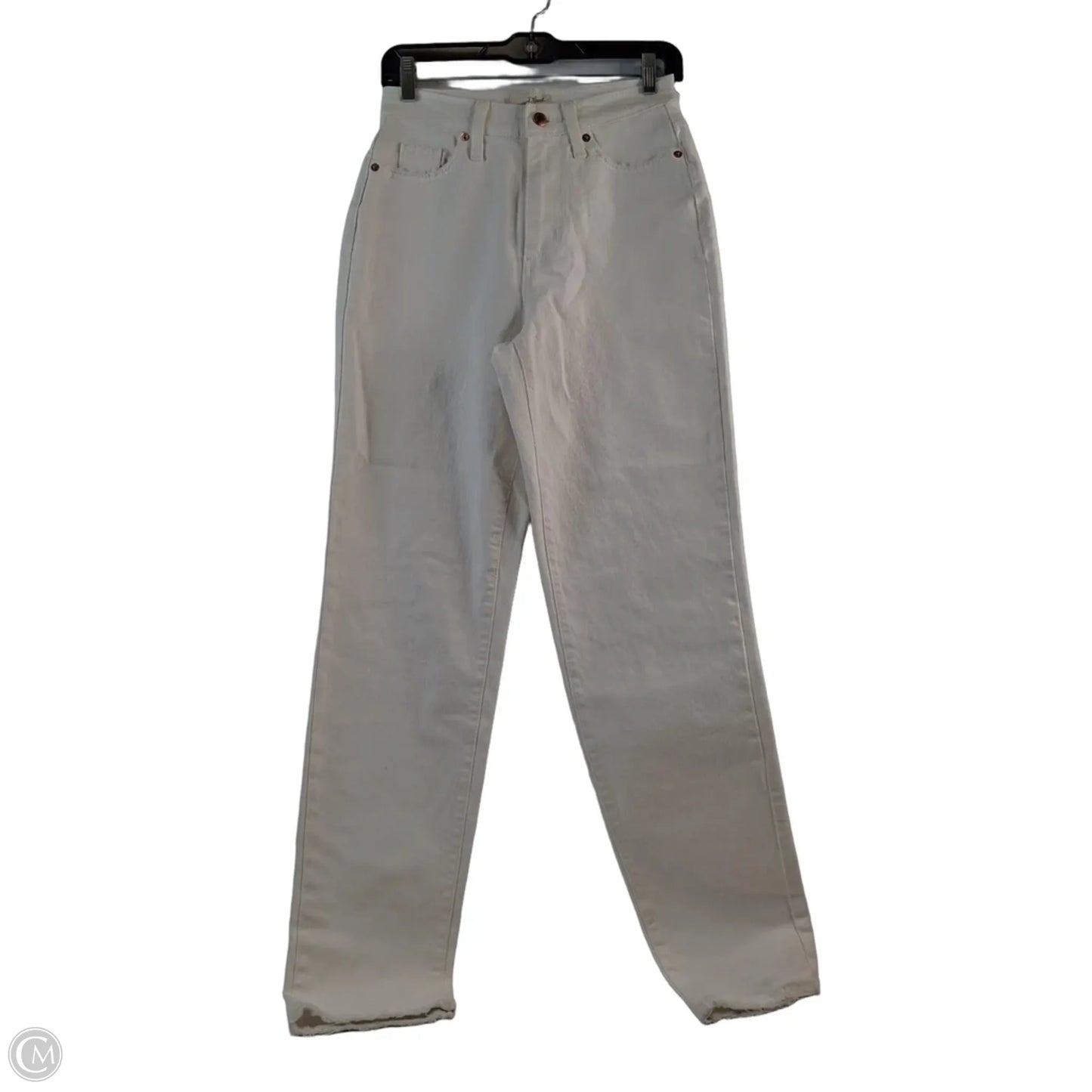 Jeans Straight By Universal Thread In White Denim, Size: 0