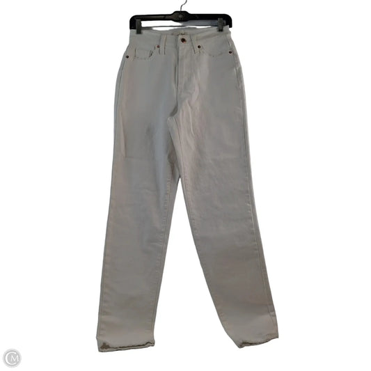 Jeans Straight By Universal Thread In White Denim, Size: 0