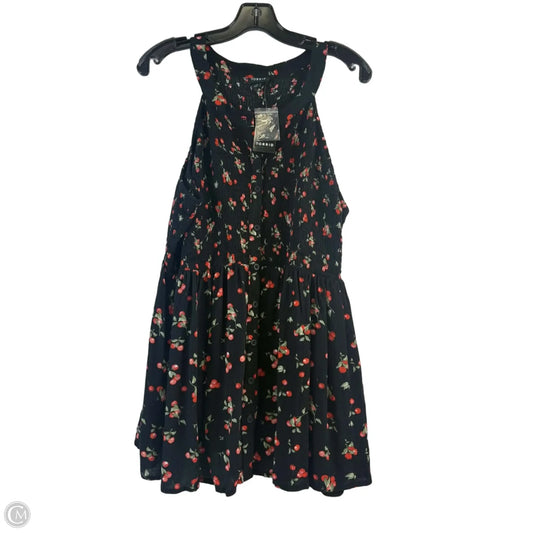 Top Sleeveless By Torrid In Black & Red, Size: L