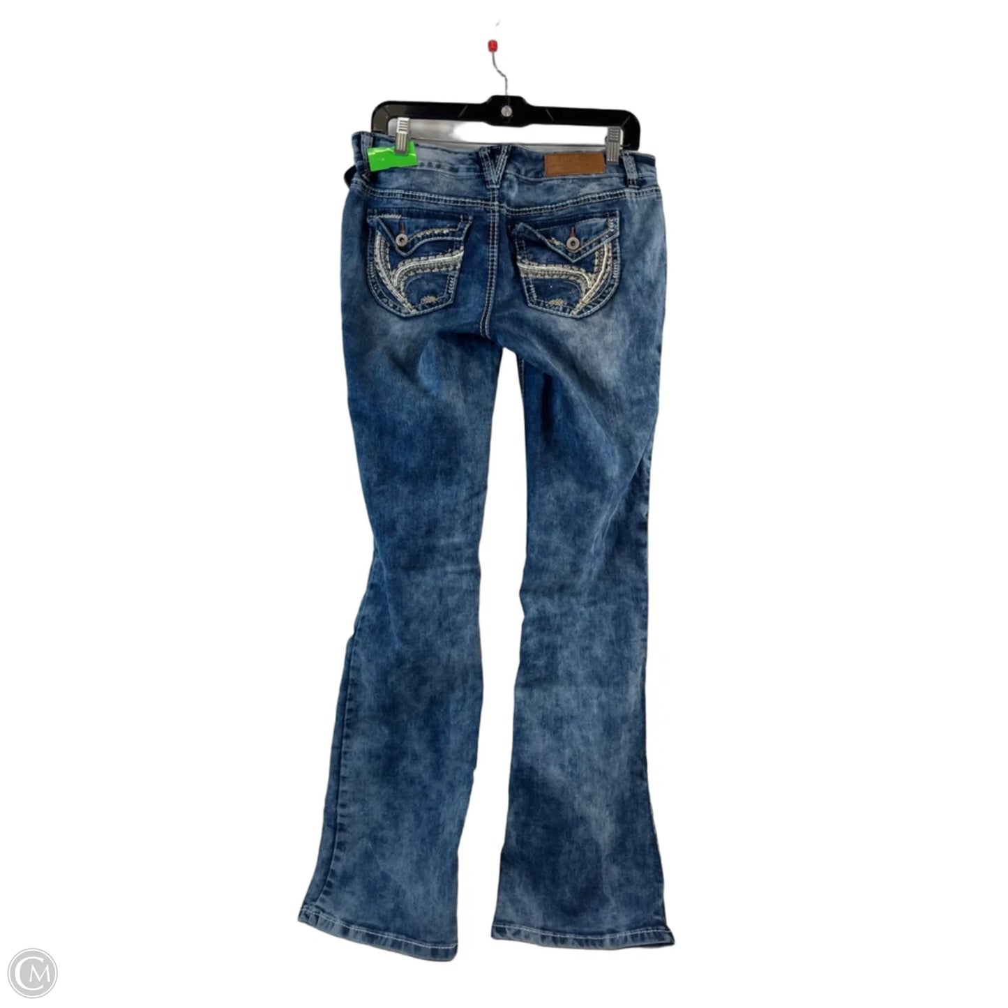 Jeans Flared By Clothes Mentor In Blue Denim, Size: 8