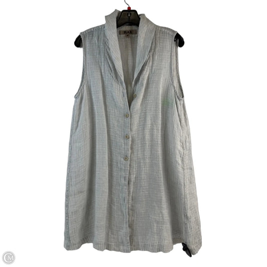 Top Sleeveless By Flax In Grey, Size: M