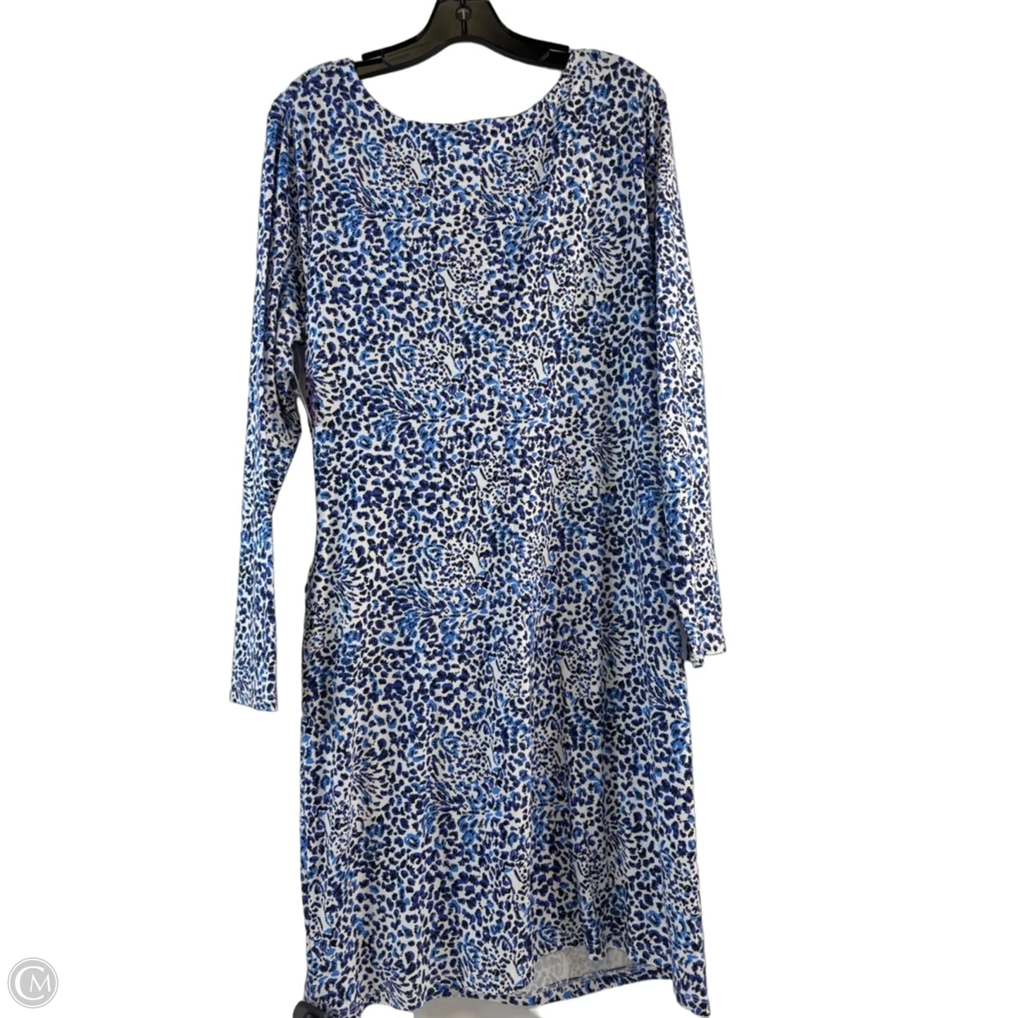 Dress Designer By Lilly Pulitzer In Blue & White, Size: Xl