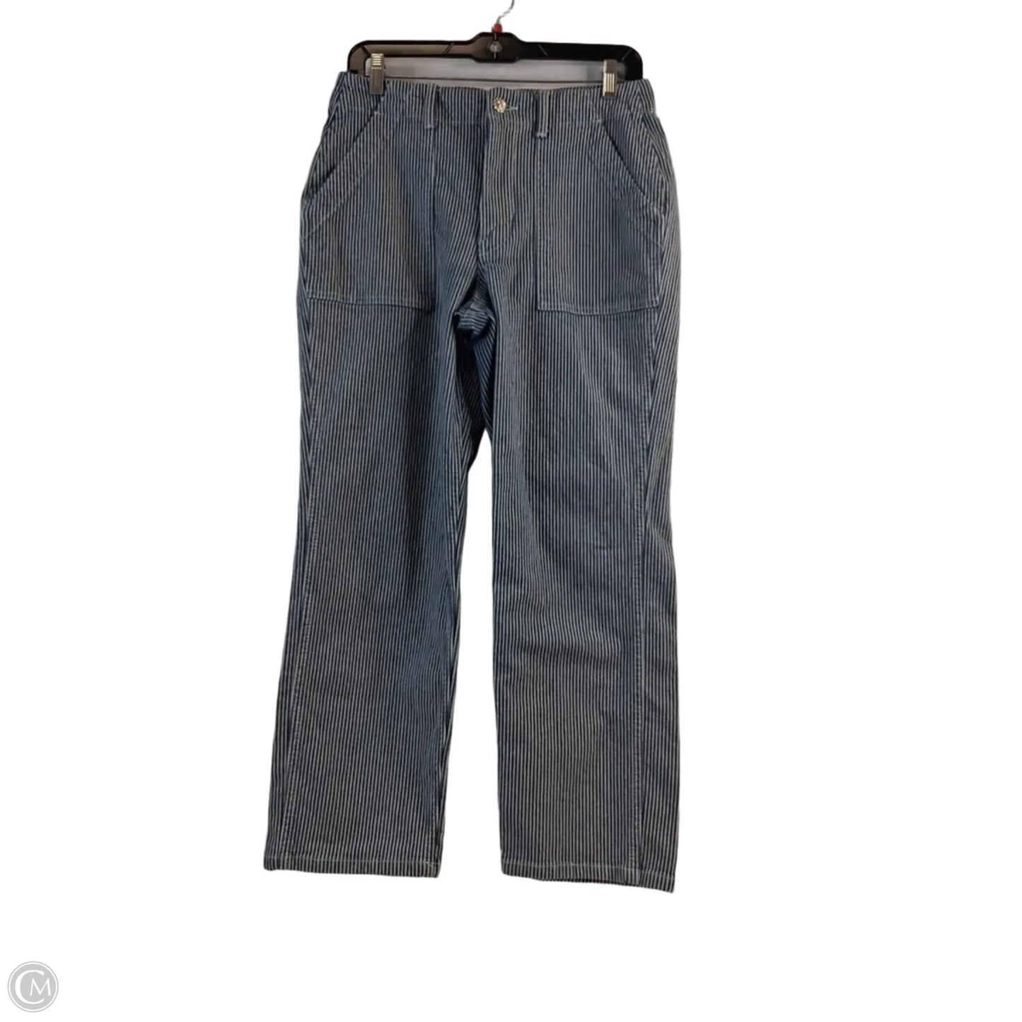 Jeans Straight By Boden In Striped Pattern, Size: 8