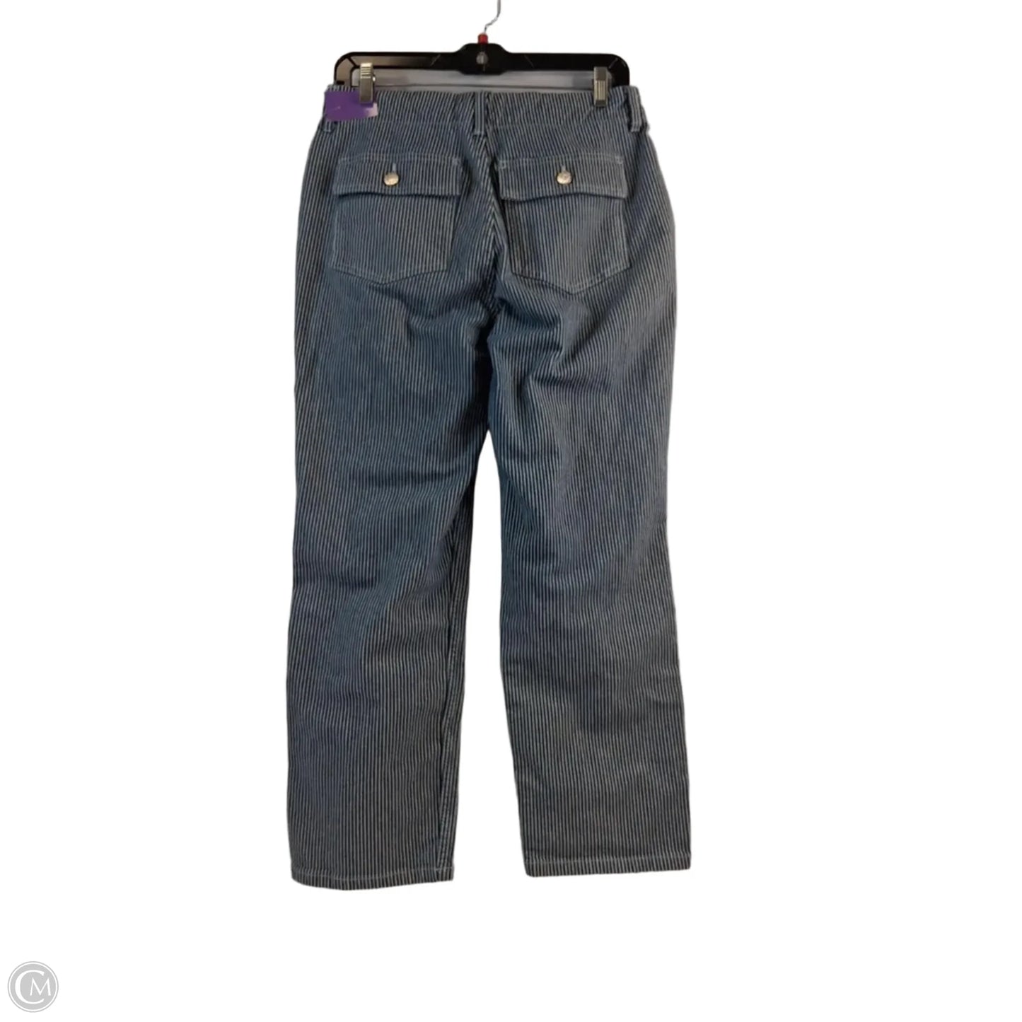 Jeans Straight By Boden In Striped Pattern, Size: 8
