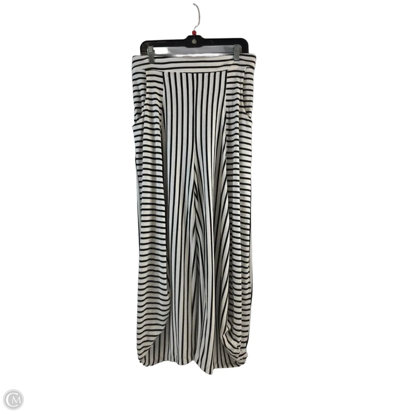 Pants Wide Leg By Clothes Mentor In Striped Pattern, Size: 12