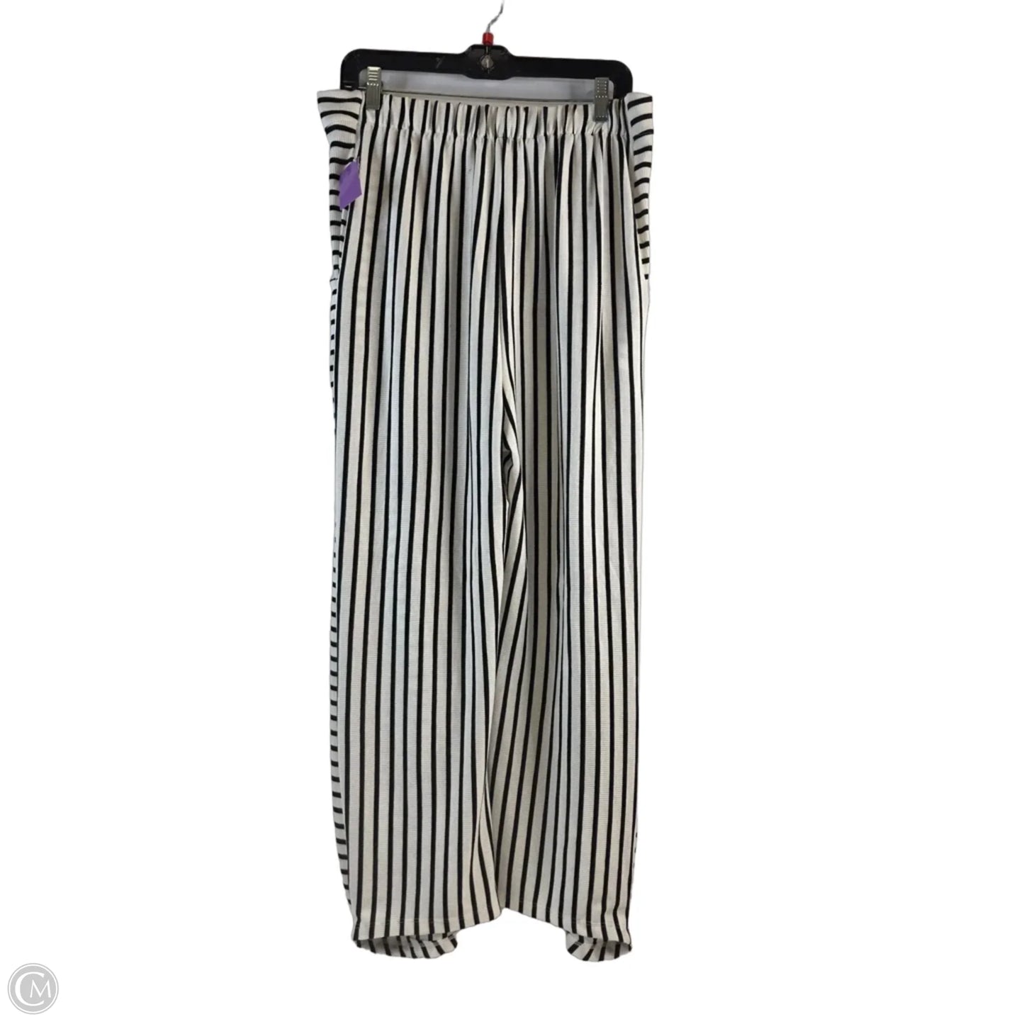 Pants Wide Leg By Clothes Mentor In Striped Pattern, Size: 12