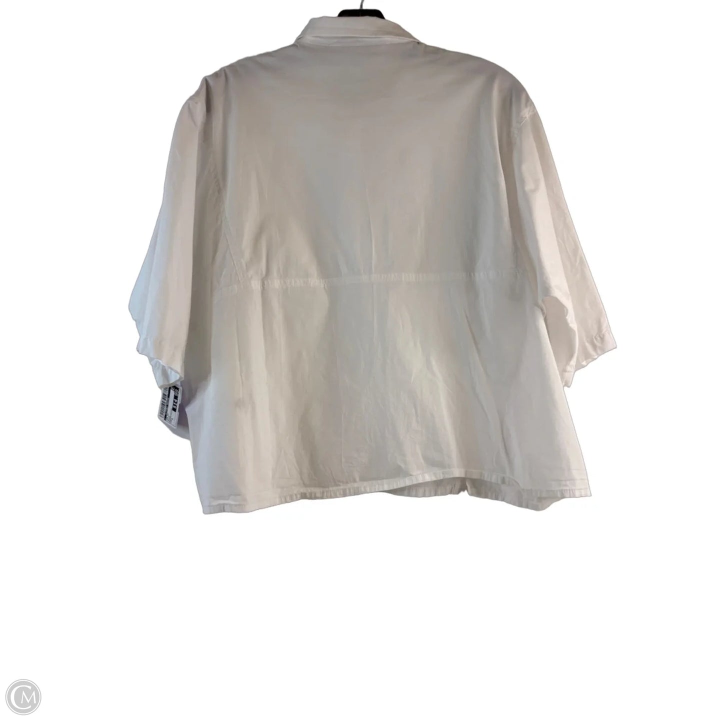 Top Short Sleeve By Clothes Mentor In White, Size: S