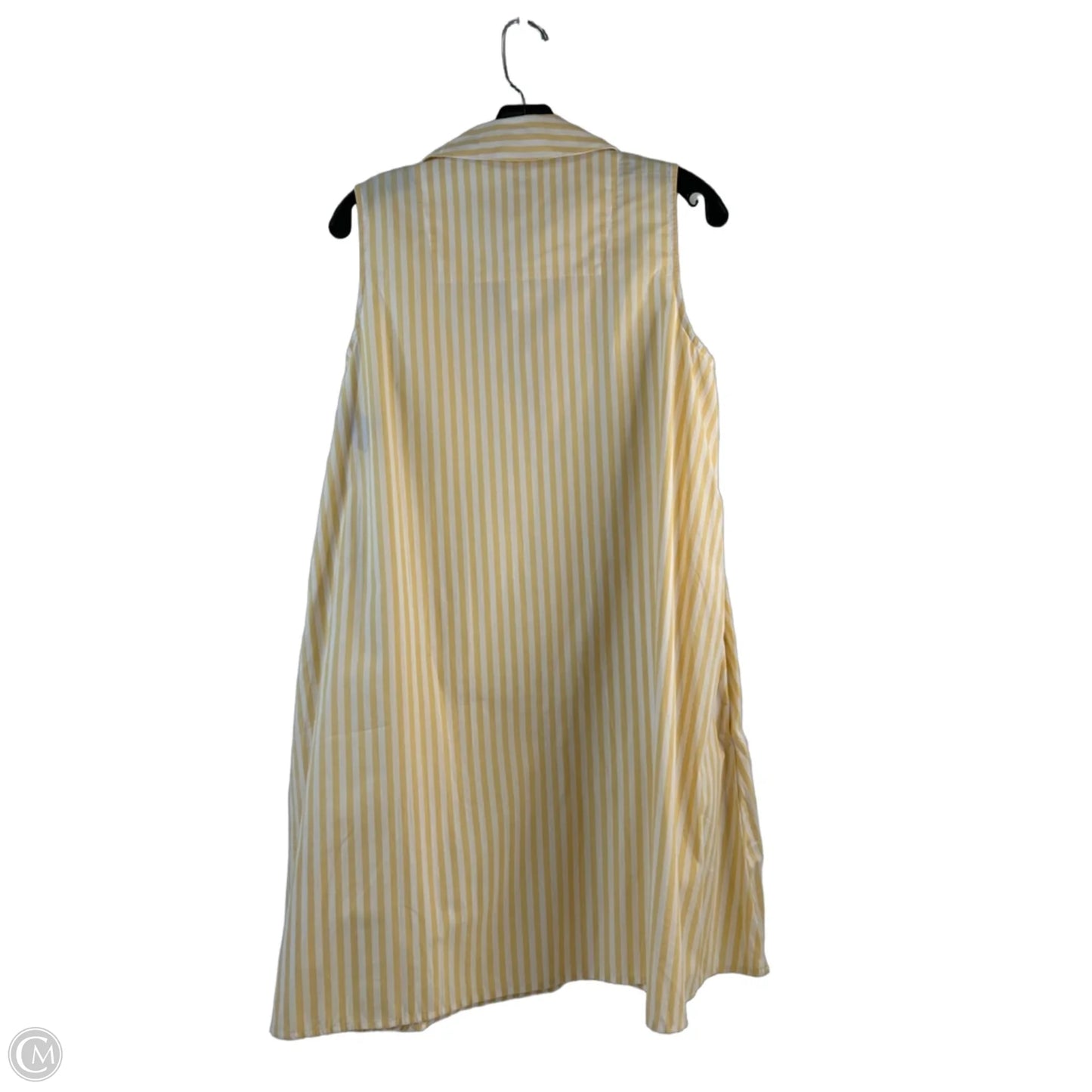 Dress Casual Midi By Banana Republic In Striped Pattern, Size: S