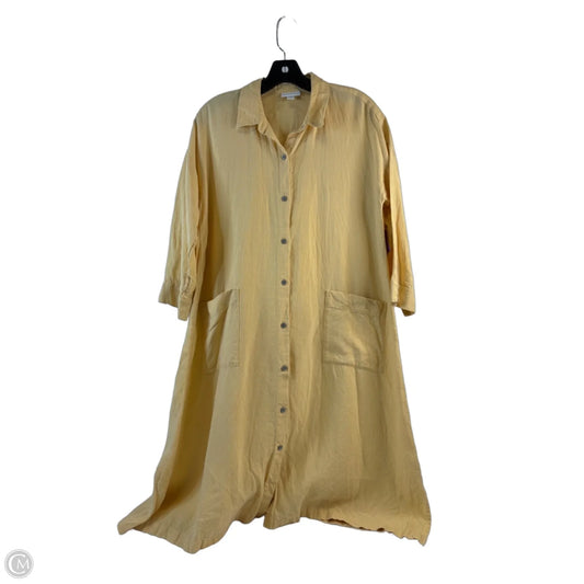 Dress Casual Midi By Pure Jill In Yellow, Size: S