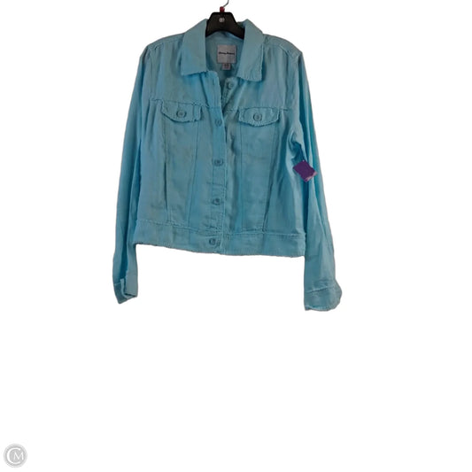 Top Long Sleeve By Tommy Bahama In Aqua, Size: M
