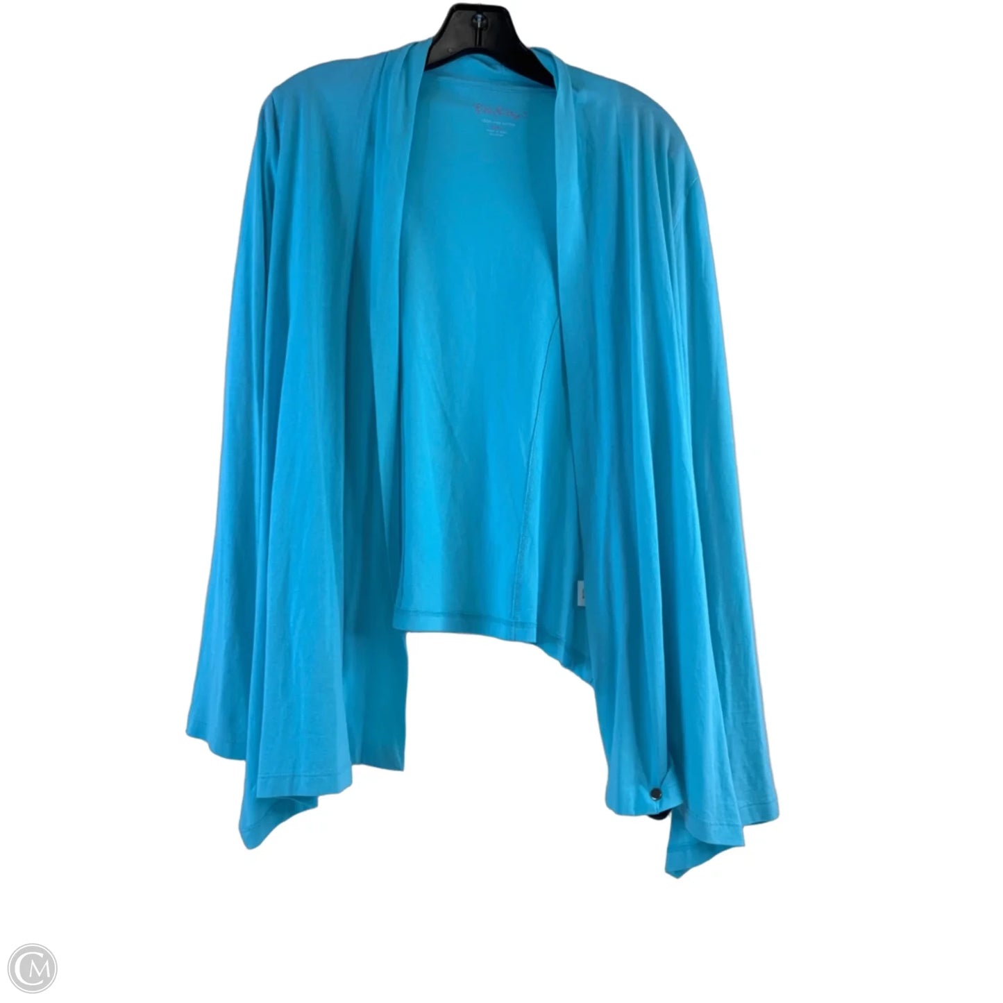 Cardigan Designer By Lilly Pulitzer In Aqua, Size: S