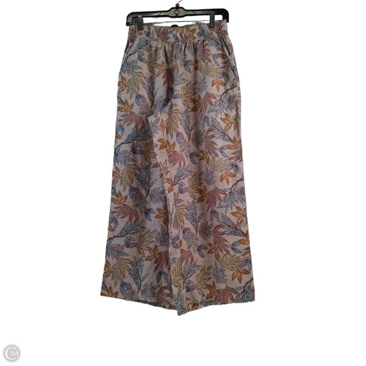 Pants Wide Leg By Nicole By Nicole Miller In Orange & White, Size: 6