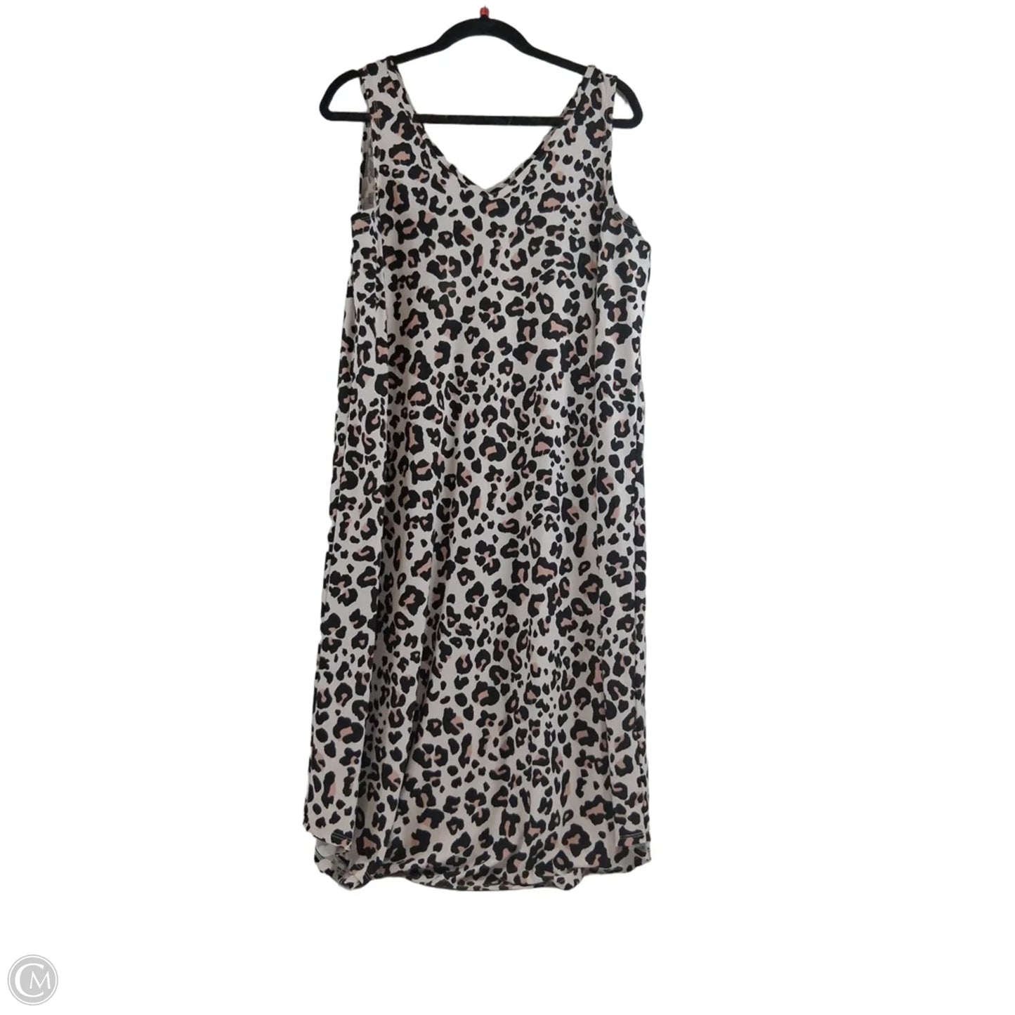 Dress Casual Midi By Maurices In Animal Print, Size: Xl