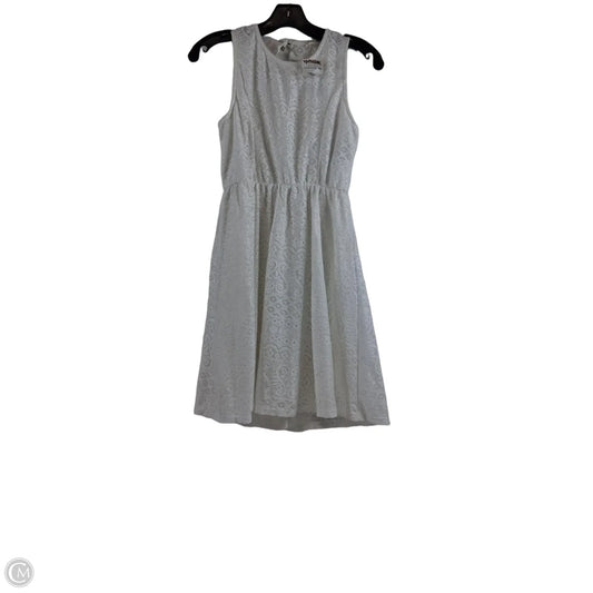 Dress Casual Midi By Clothes Mentor In White, Size: S