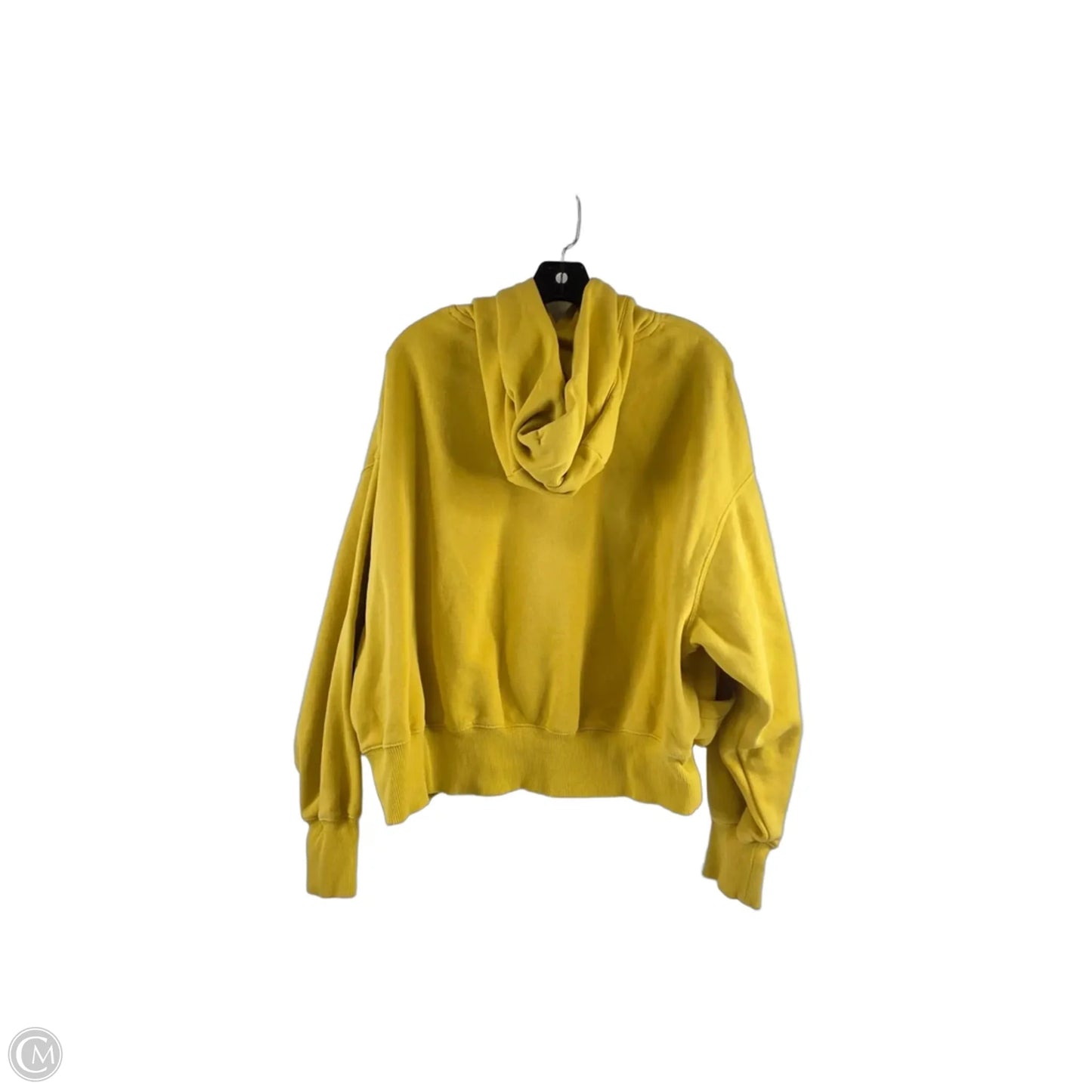 Sweatshirt Hoodie By Nike Apparel In Yellow, Size: Xs