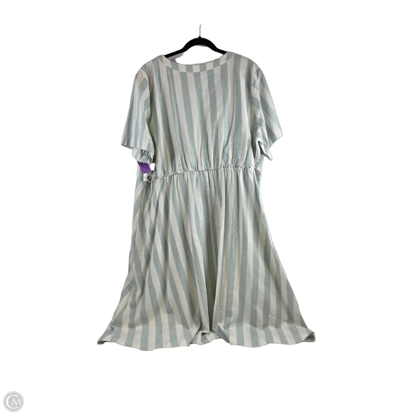 Dress Casual Midi By Evri In Striped Pattern, Size: 3x