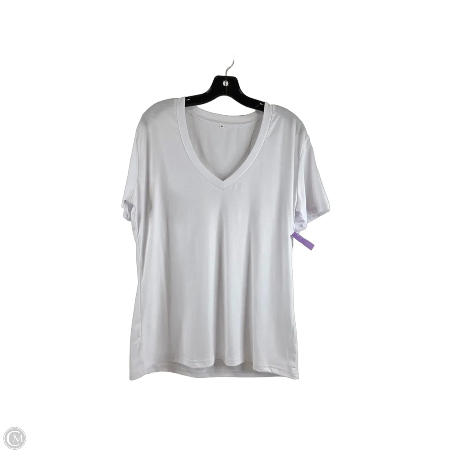 Top Short Sleeve Basic By Cme In Yellow, Size: Xl