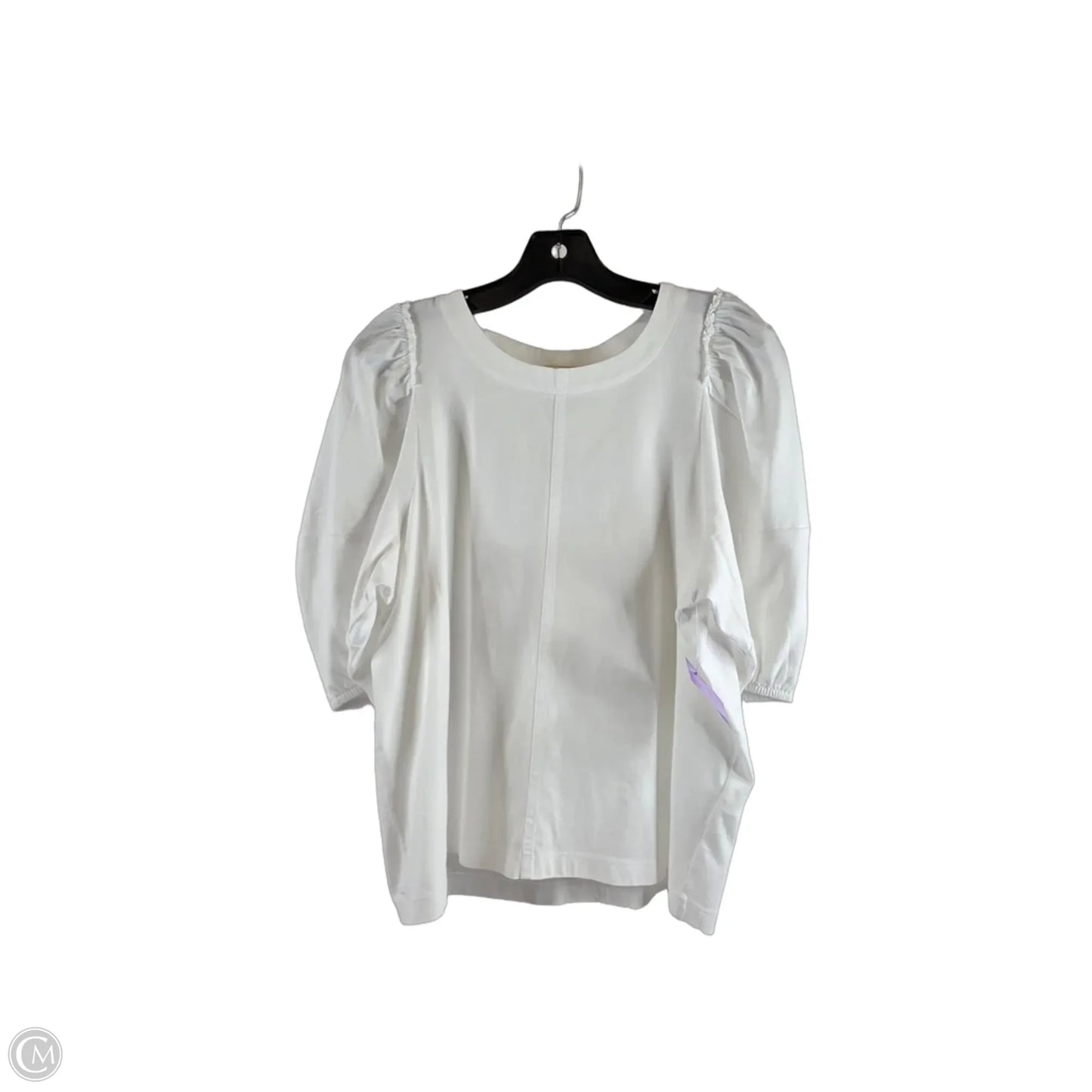 Top Short Sleeve By Madewell In White, Size: L