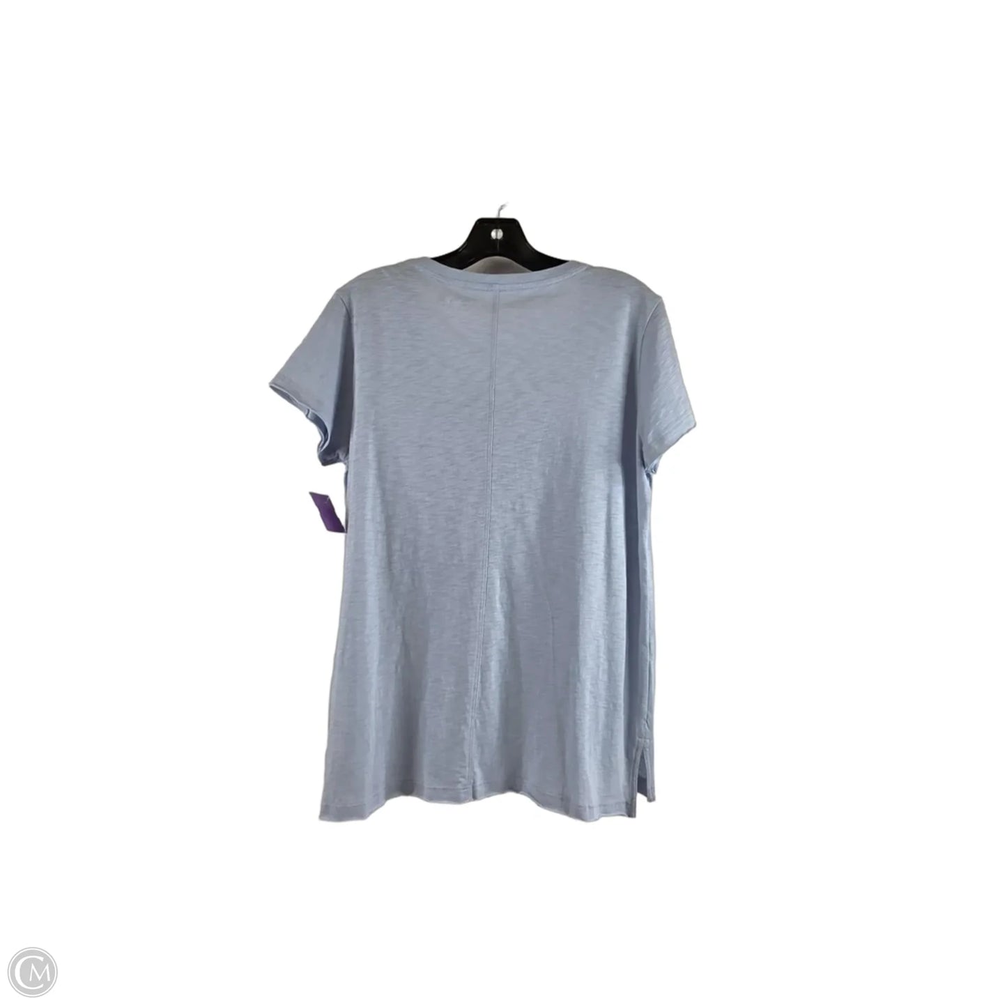 Top Short Sleeve Basic By Charlie B In Blue, Size: M