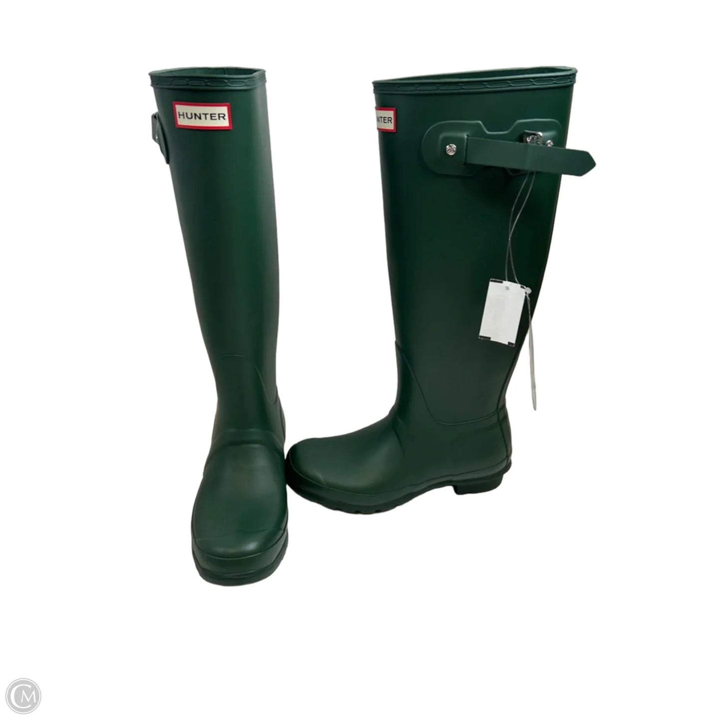 Boots Rain By Hunter In Green, Size: 8