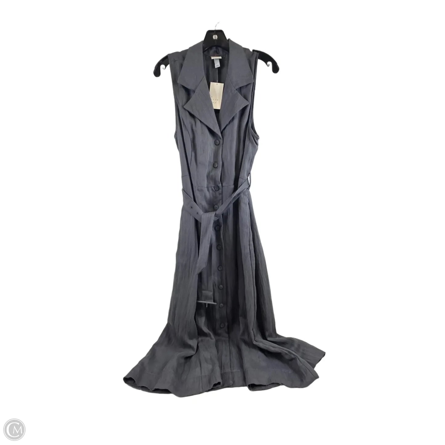 Dress Casual Midi By A New Day In Grey, Size: L