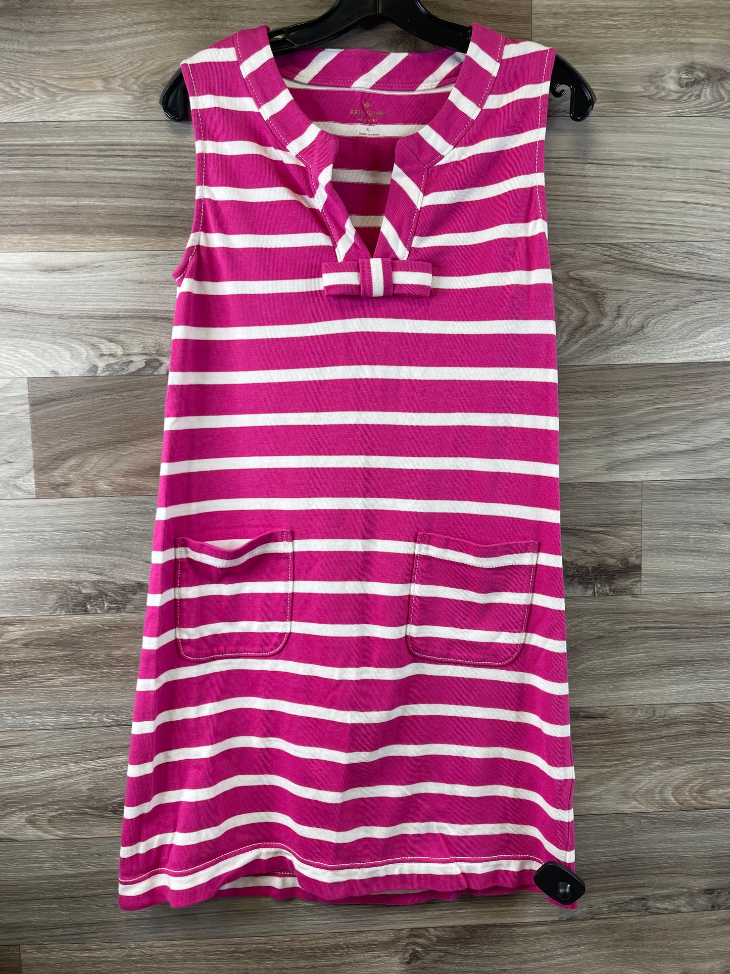 Pink & White Dress Designer Kate Spade, Size L