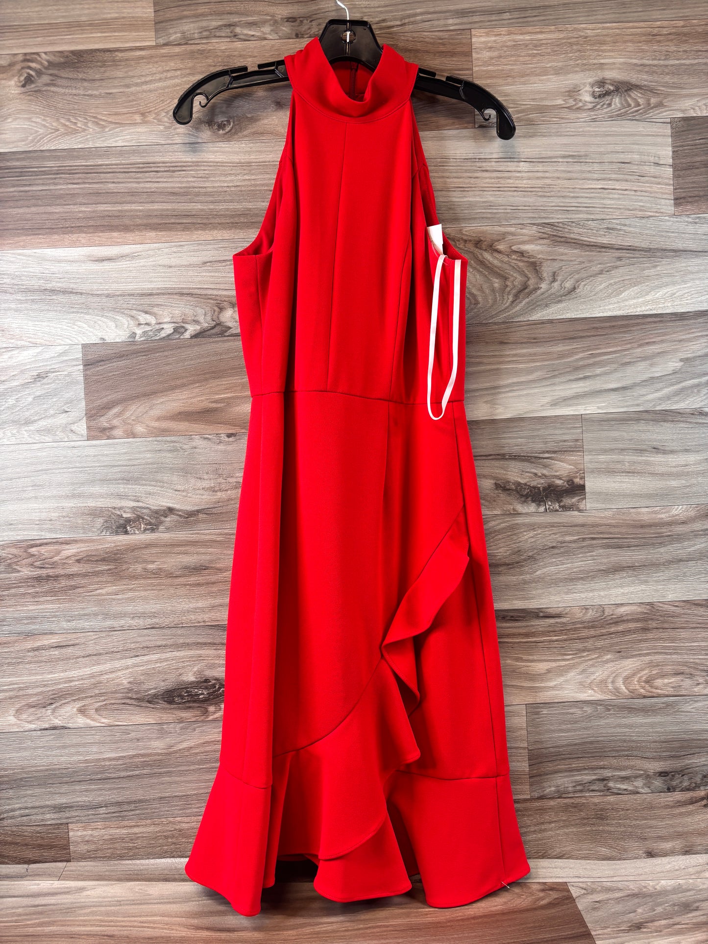 Red Dress Casual Midi Donna Morgan, Size S