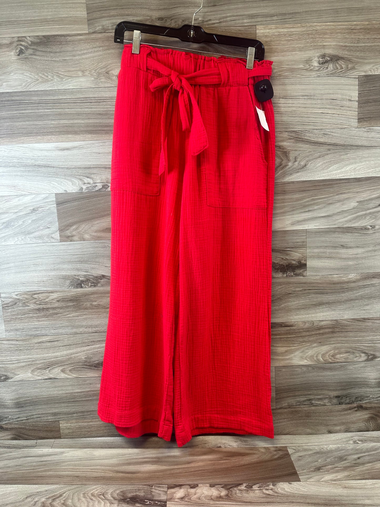 Pants Wide Leg By Clothes Mentor In Red, Size: 8