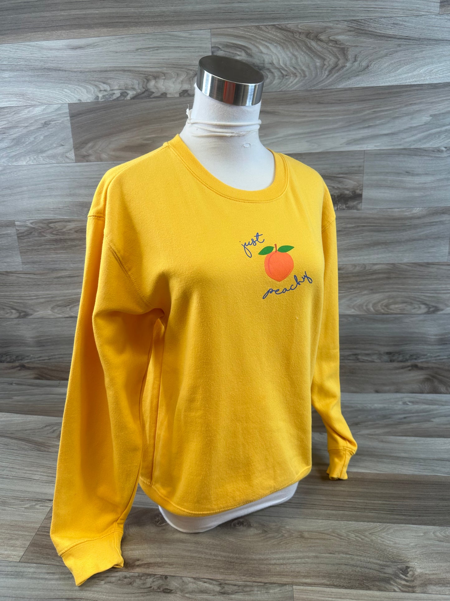 Top Long Sleeve By Clothes Mentor In Orange & Yellow, Size: S