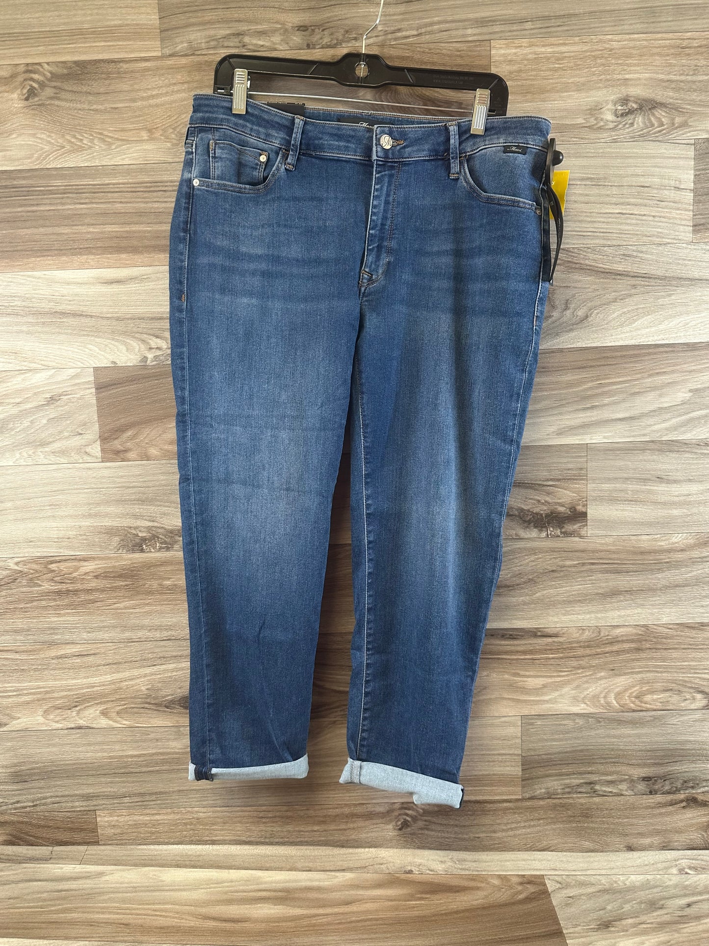 Jeans Boyfriend By Mavi In Blue Denim, Size: 10