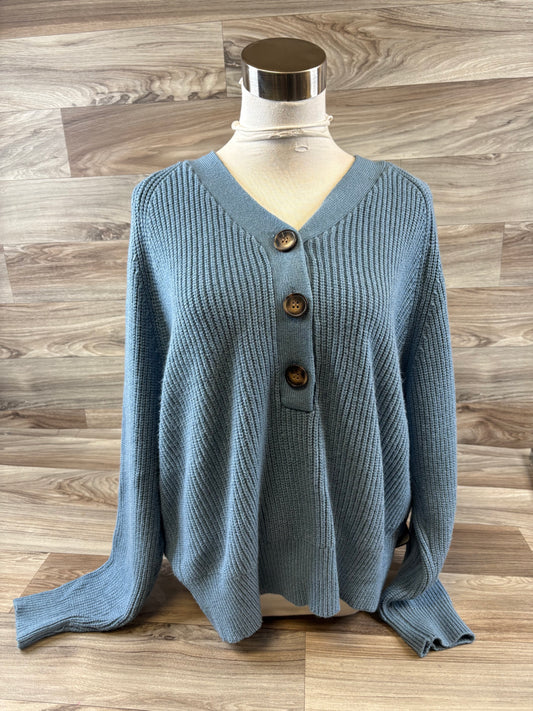 Sweater By Cmf In Blue, Size: Xl