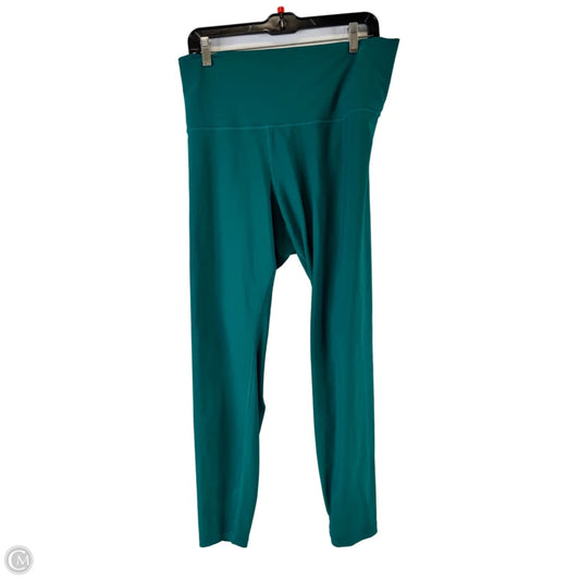 Athletic Leggings By Old Navy In Green, Size: 2x