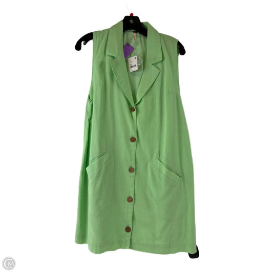 Dress Casual Midi By Free People In Green, Size: Xs