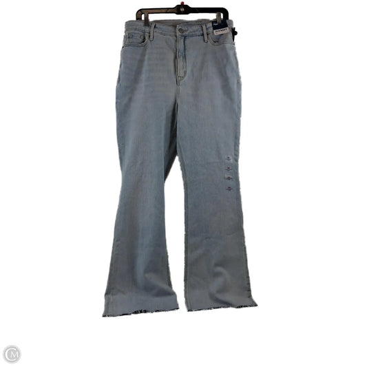 Jeans Flared By Old Navy In Blue Denim, Size: 14