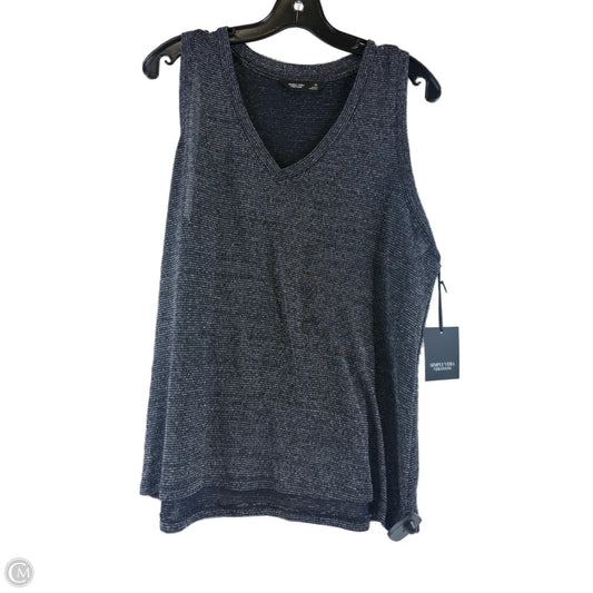 Top Sleeveless Basic By Simply Vera In Grey, Size: Xl