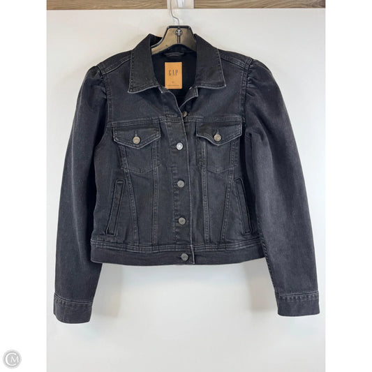 Jacket Denim By Gap In Black, Size: Sp