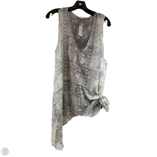 Top Sleeveless By Clothes Mentor In Blue & Green, Size: M