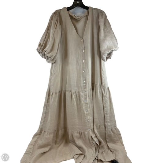 Dress Casual Maxi By Mng In Beige, Size: S