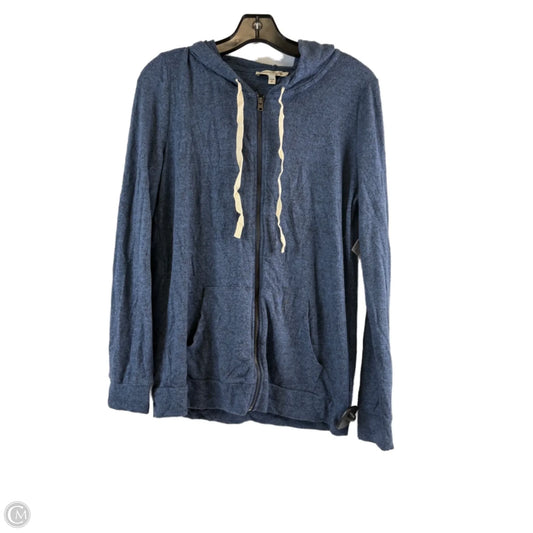 Top Long Sleeve Basic By Express In Blue, Size: Sp