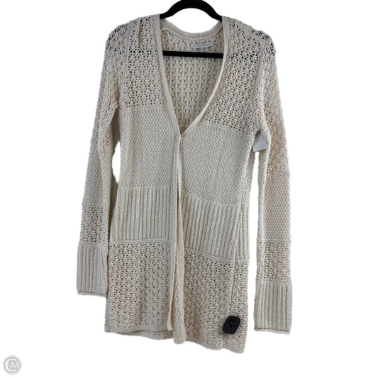 Sweater Cardigan By Express In Taupe, Size: Sp