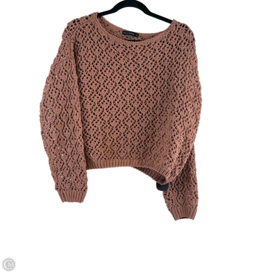 Sweater By Clothes Mentor In Brown, Size: M