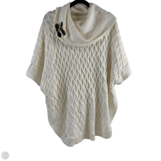Poncho By Calvin Klein In Cream, Size: Osfm