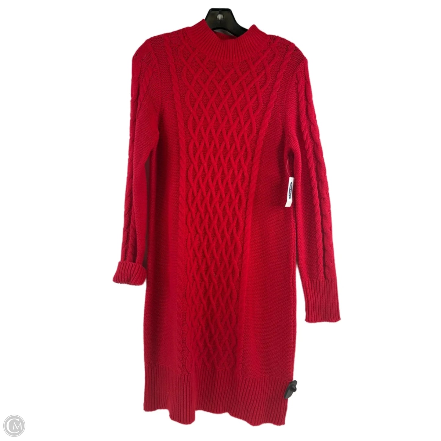 Dress Sweater By Old Navy In Red, Size: M