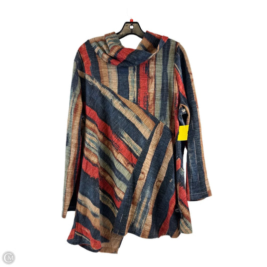 Sweater By Northstyle In Blue & Orange, Size: 1x