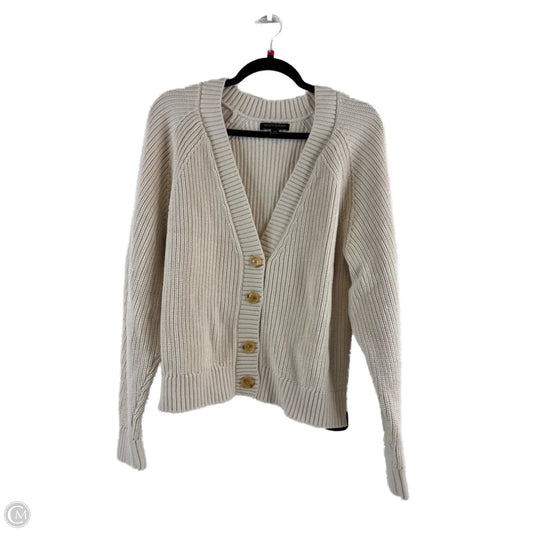 Sweater Cardigan By Banana Republic In Beige, Size: Xs