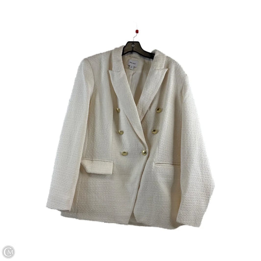 Blazer By Nine West Apparel In Cream, Size: Xl