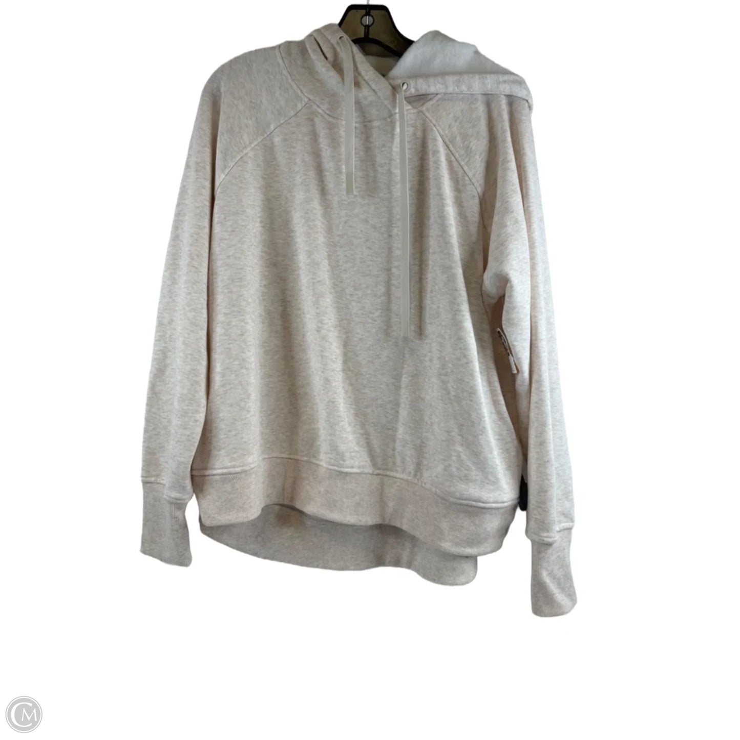 Sweatshirt Hoodie By Jockey In Green & Orange, Size: L