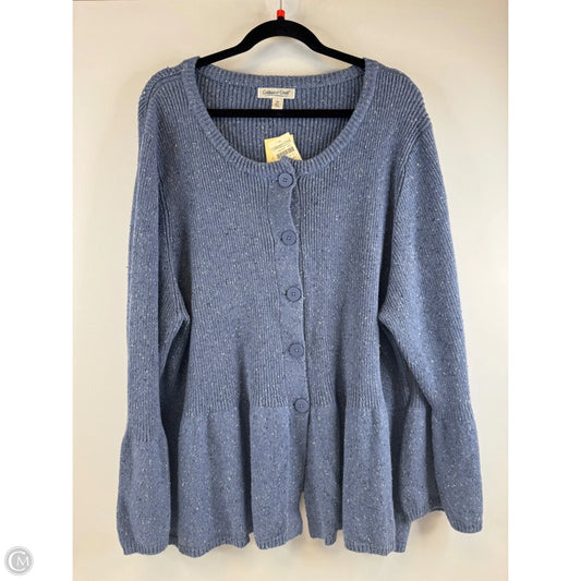 Sweater By Coldwater Creek In Blue, Size: 2x
