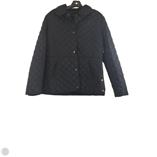 Jacket Puffer & Quilted By Lauren By Ralph Lauren In Black, Size: L